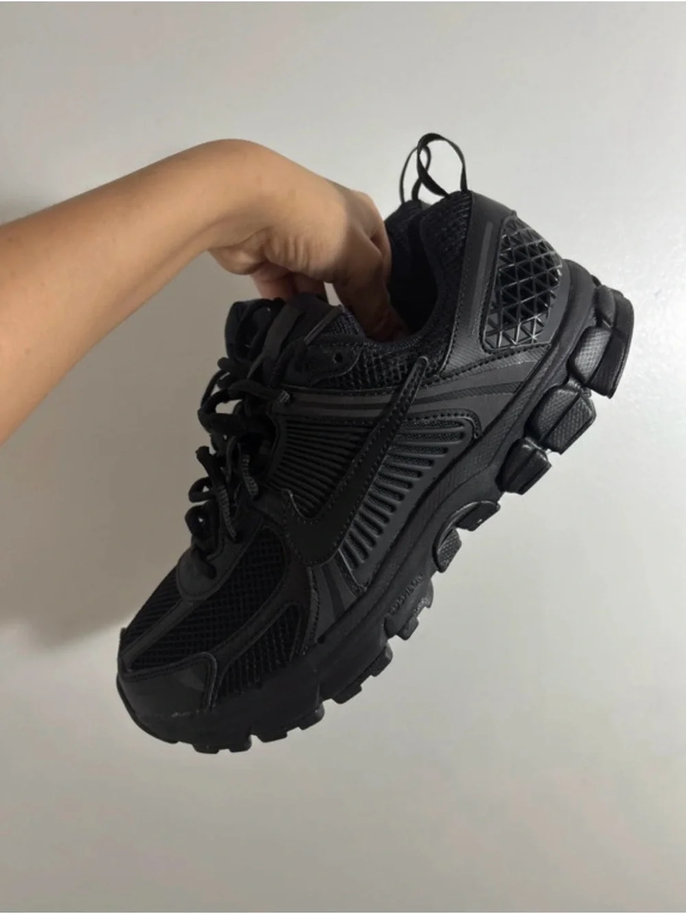 Nike Kids All-Black Mesh & Rubber Sneakers