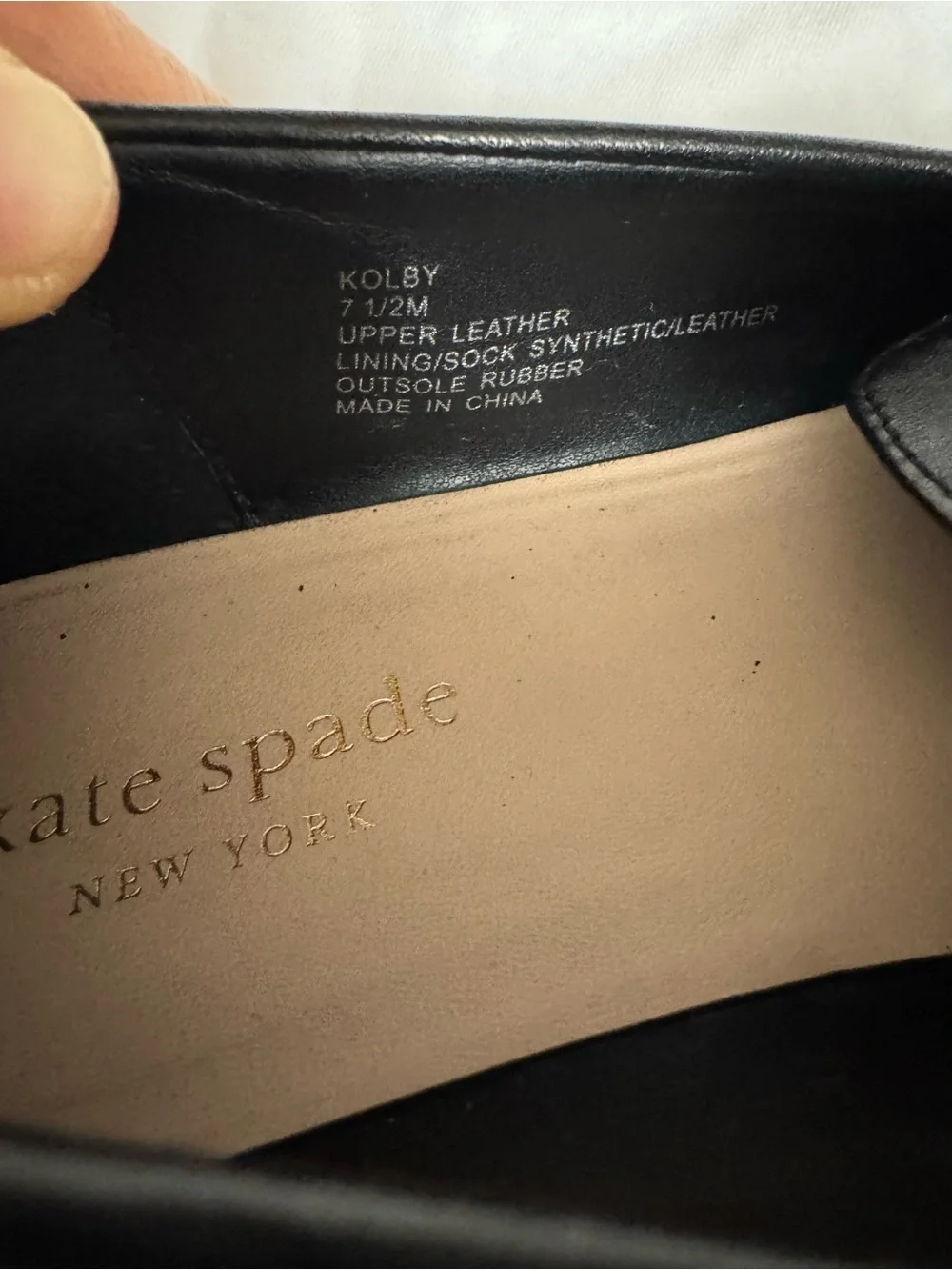 kate spade sleek black