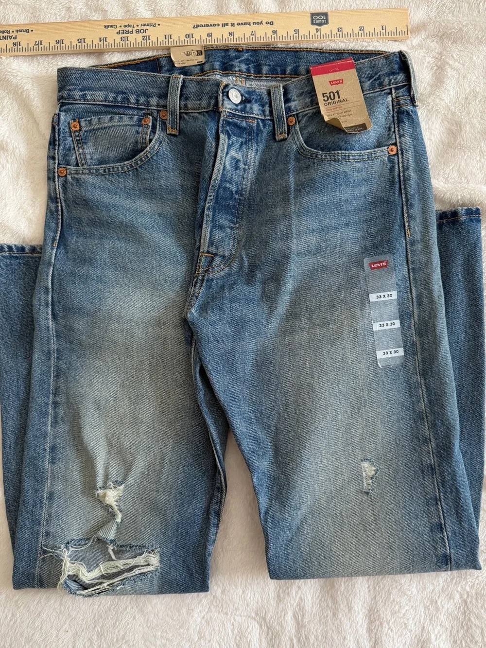Levi’s Men’s 501 3482 Original Fit 33x30 Early Bird Blue Non-stretch DX NWT $80