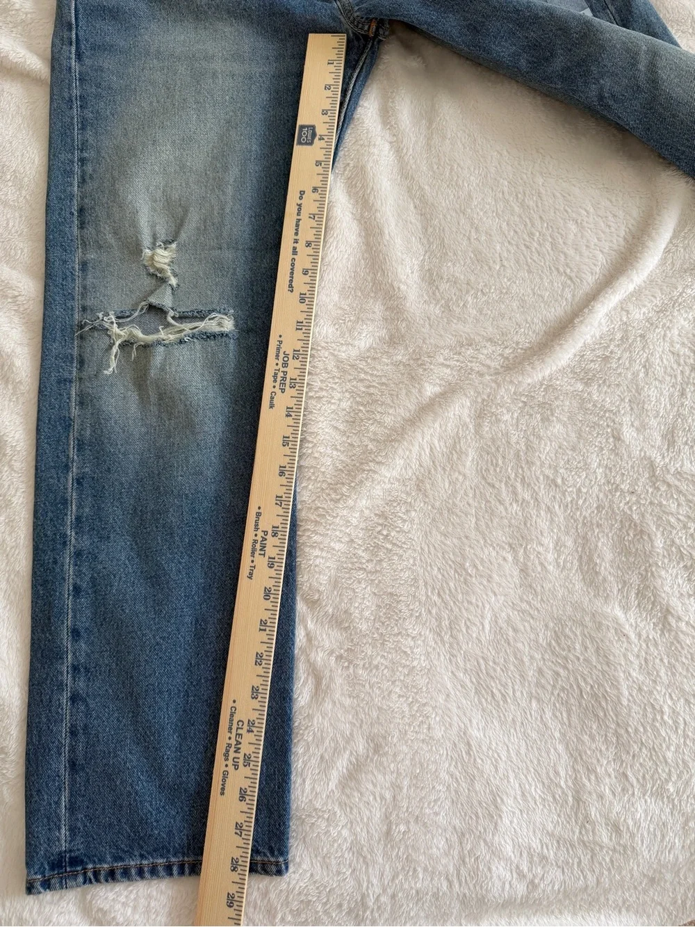 Levis four hole visible