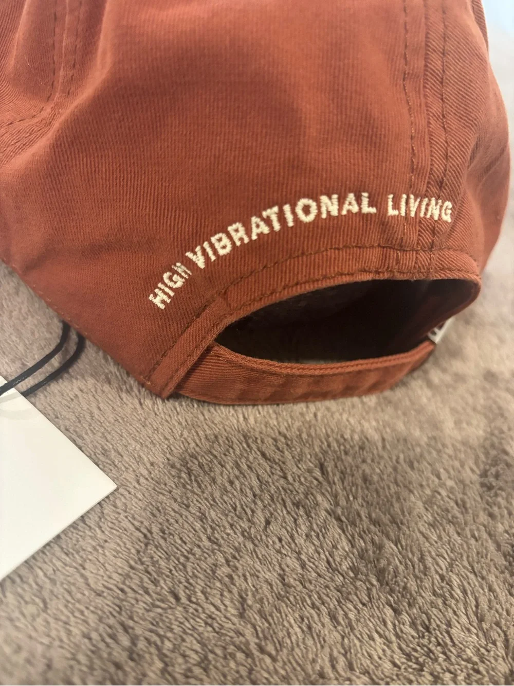 NWT Spiritual Gangster High Vibration Living Burnt Orange Baseball Hat