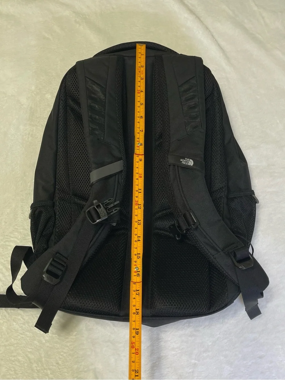 The North Face Groundwork Black Backpack Texas Tech University CFR KEY Logo