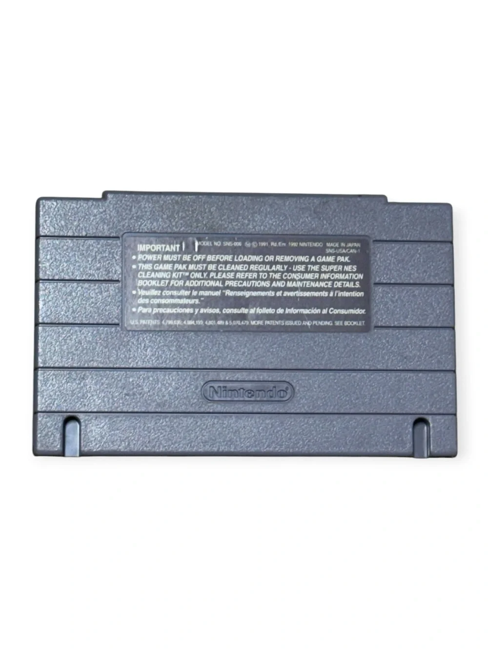 Nintendo format snes