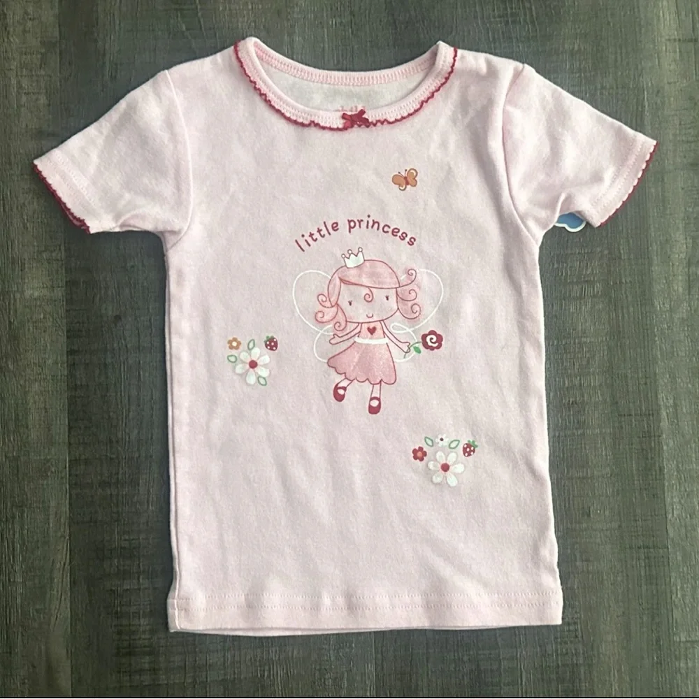 💞 New Baby & Toddler Girls Size 18 Months Little Princess Pajama Top