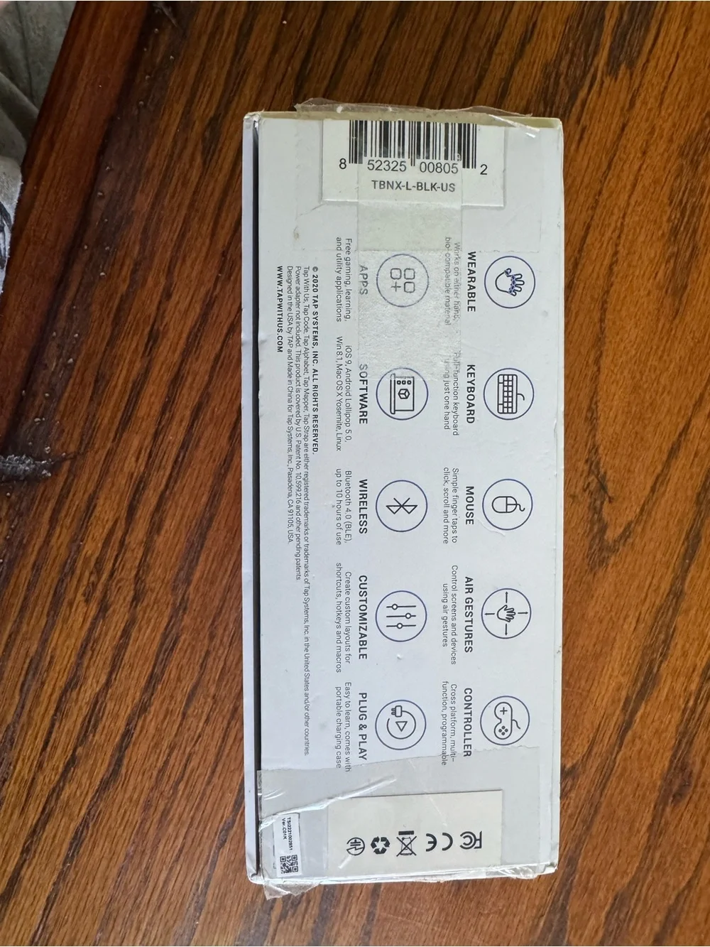 Tap Strap no charging