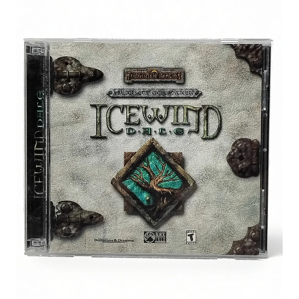 Black Isle Studios Icewind Dale PC Game 2-Disc Set Forgotten Realms D&D Retro
