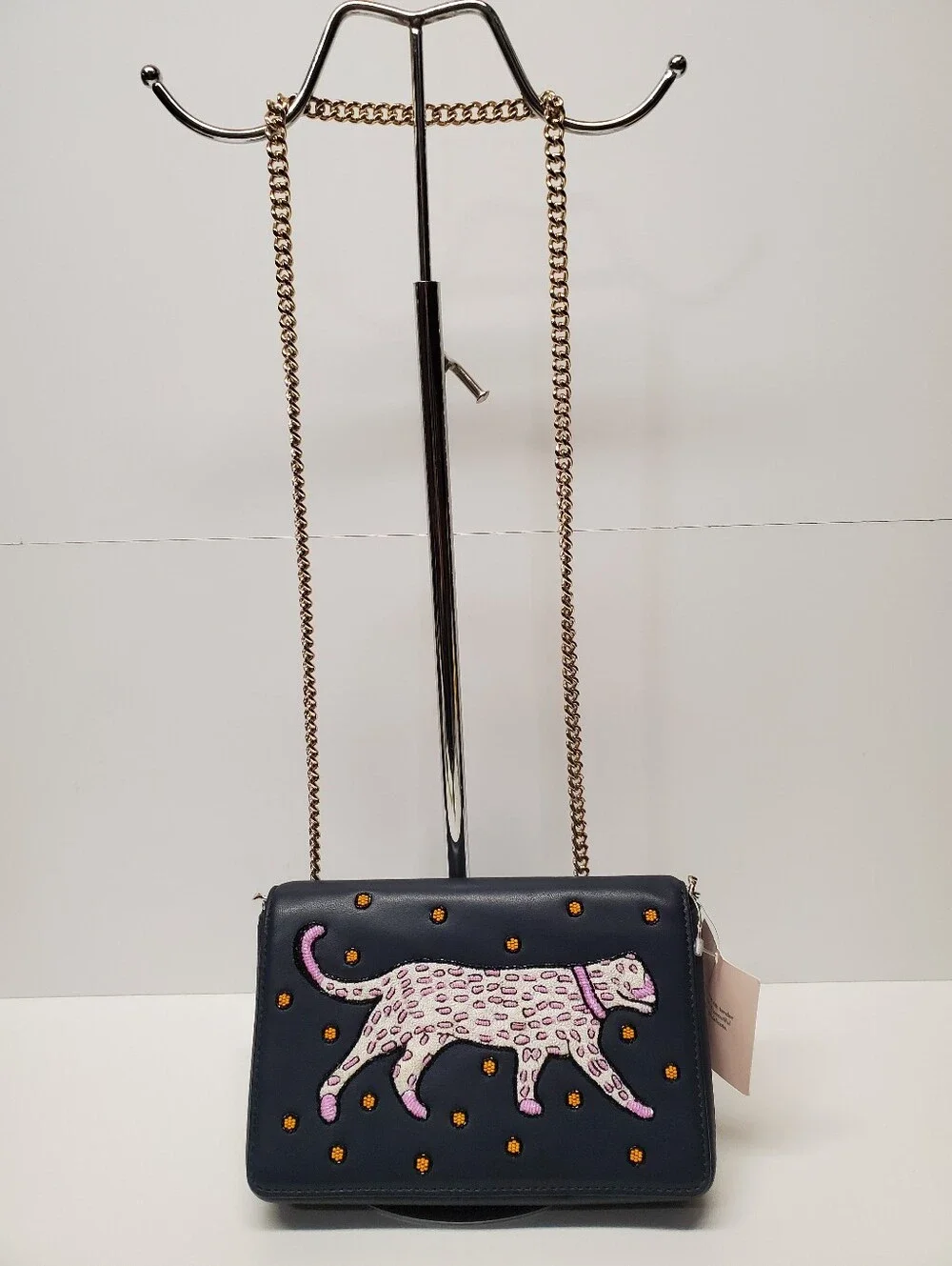 kate spade navy leather