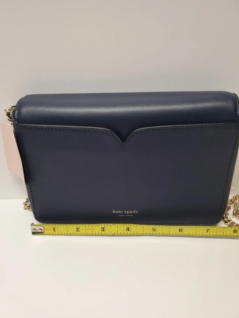 kate spade navy leather