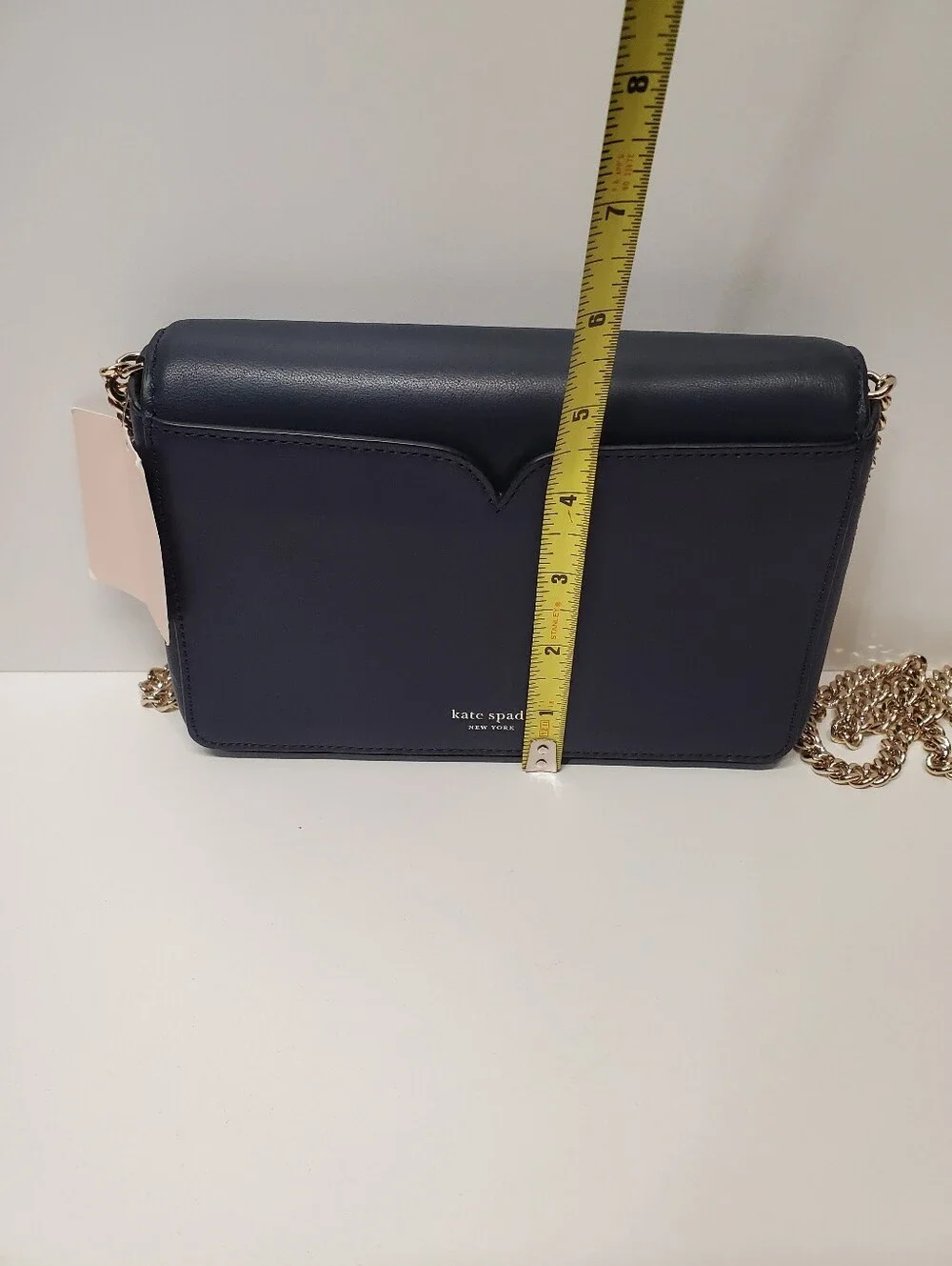kate spade navy leather