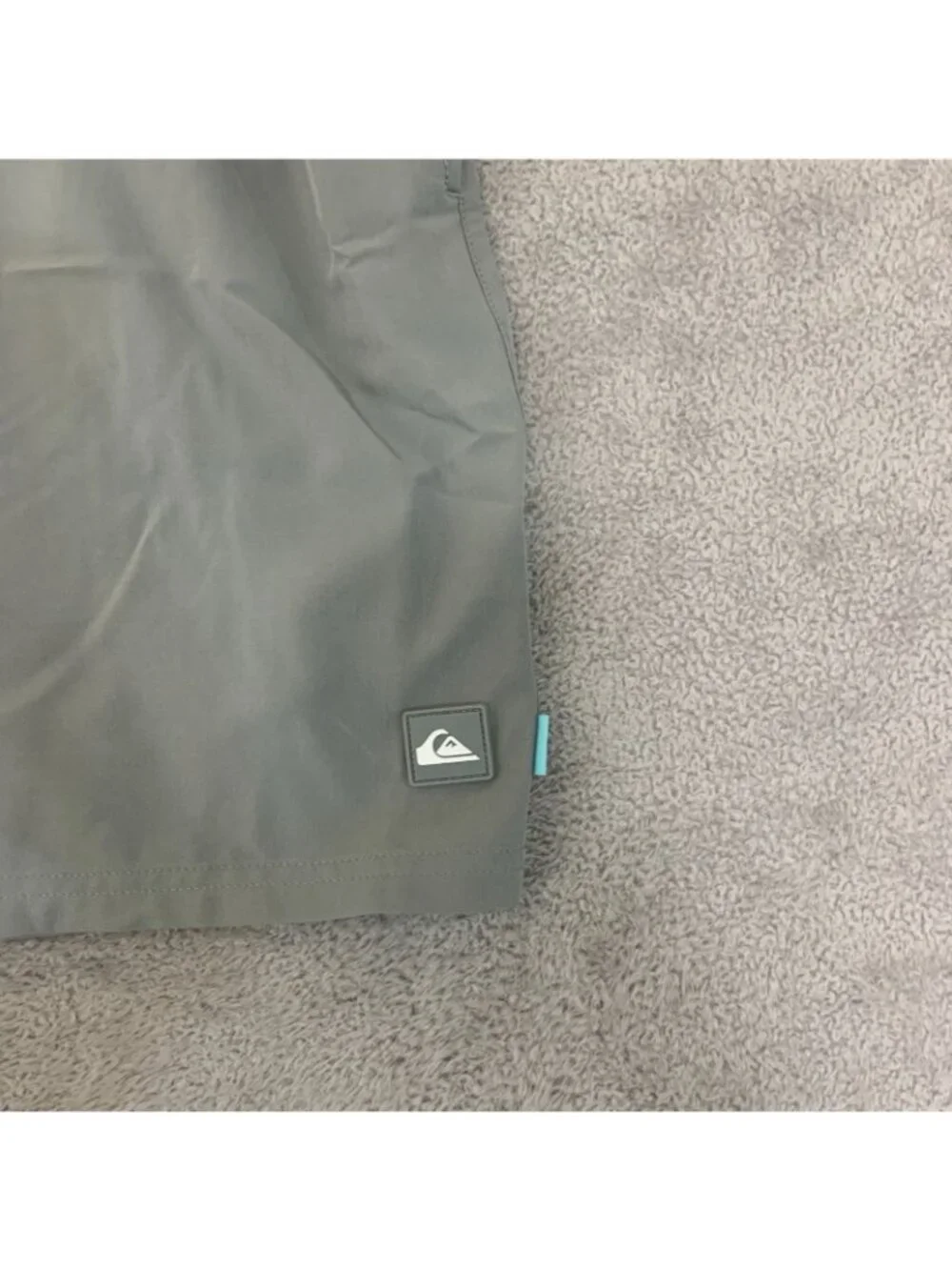 NWT Quiksilver Men's L Gray  Waterman Collection Swim Volley Shorts L Stretch
