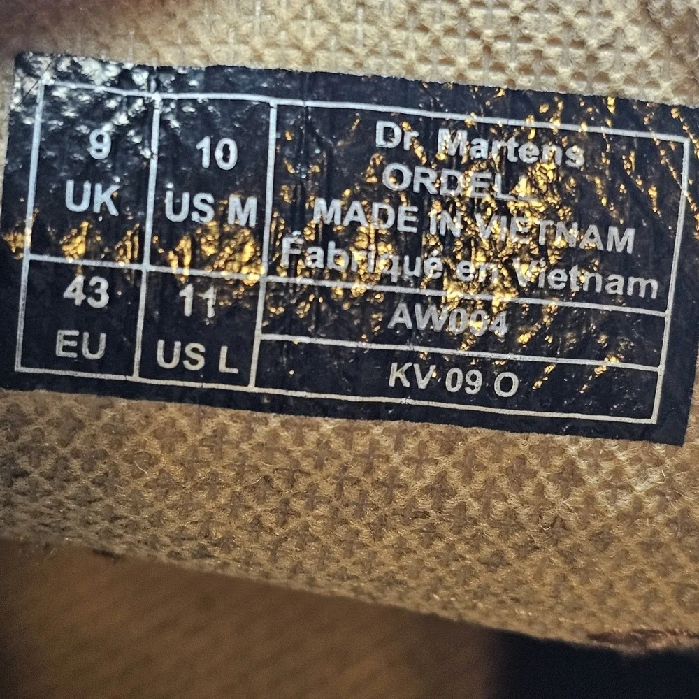 Dr. Martens scuffs while