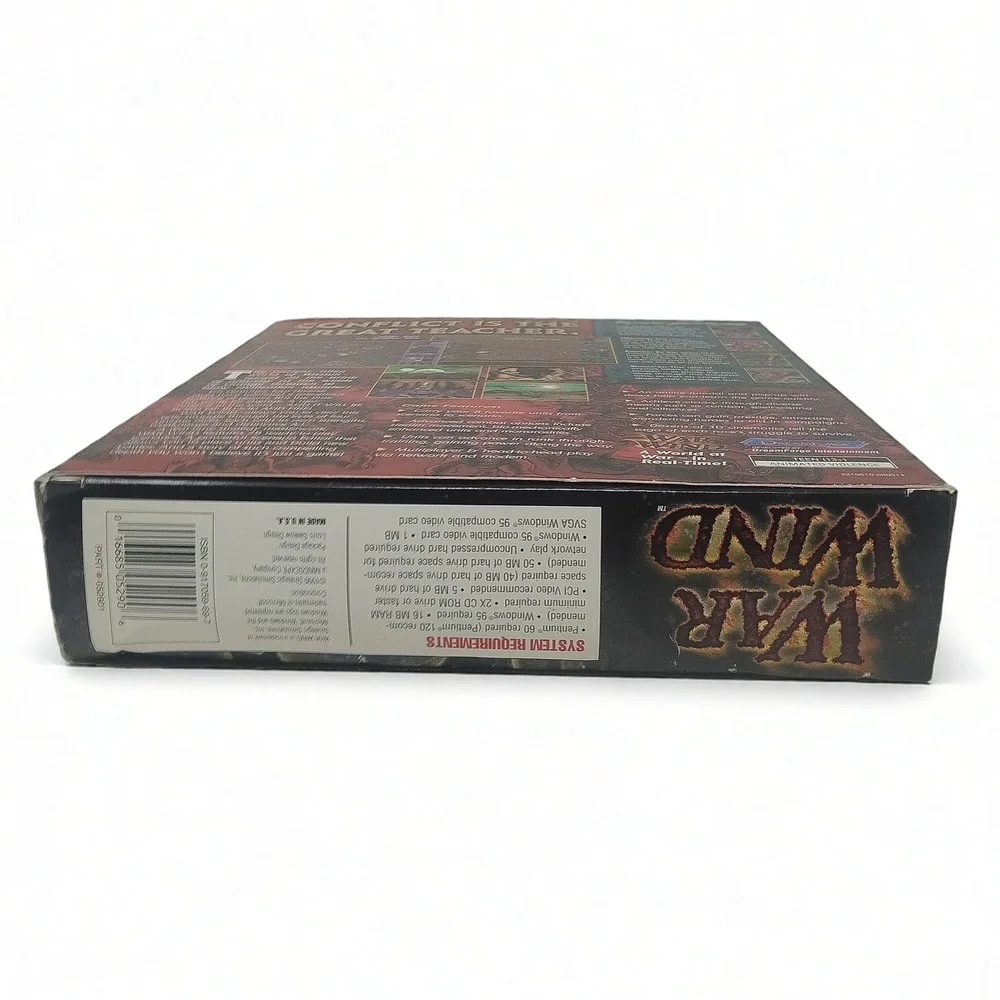 War Wind 1996 PC Big Box Strategy Game SSI Windows 95 Complete Set Rare Retro