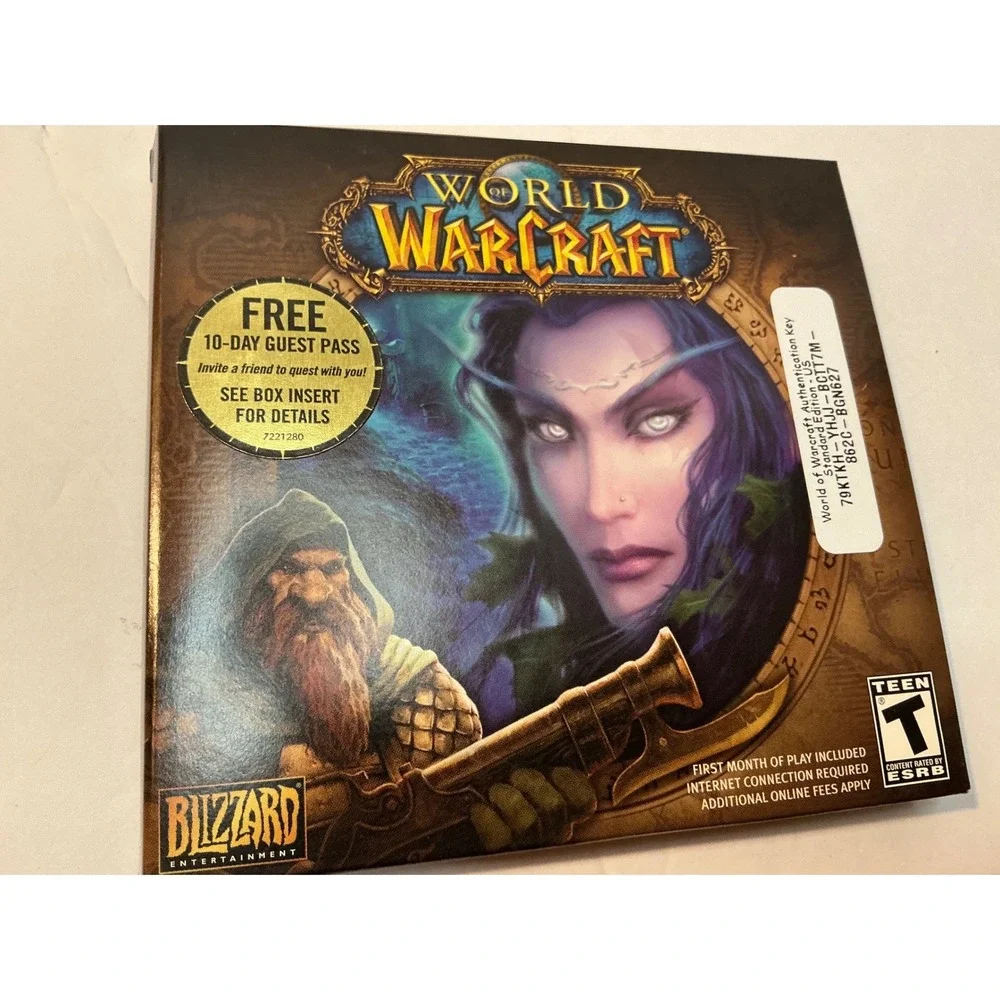 Blizzard World of Warcraft Burning Crusade PC Big Box Game Lot‎ Vintage 2000s