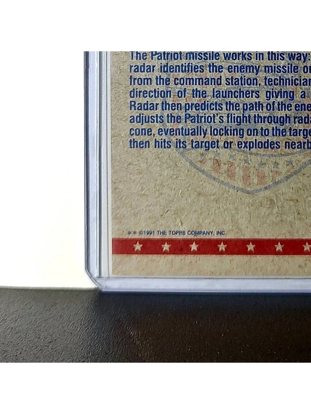 Topps step back
