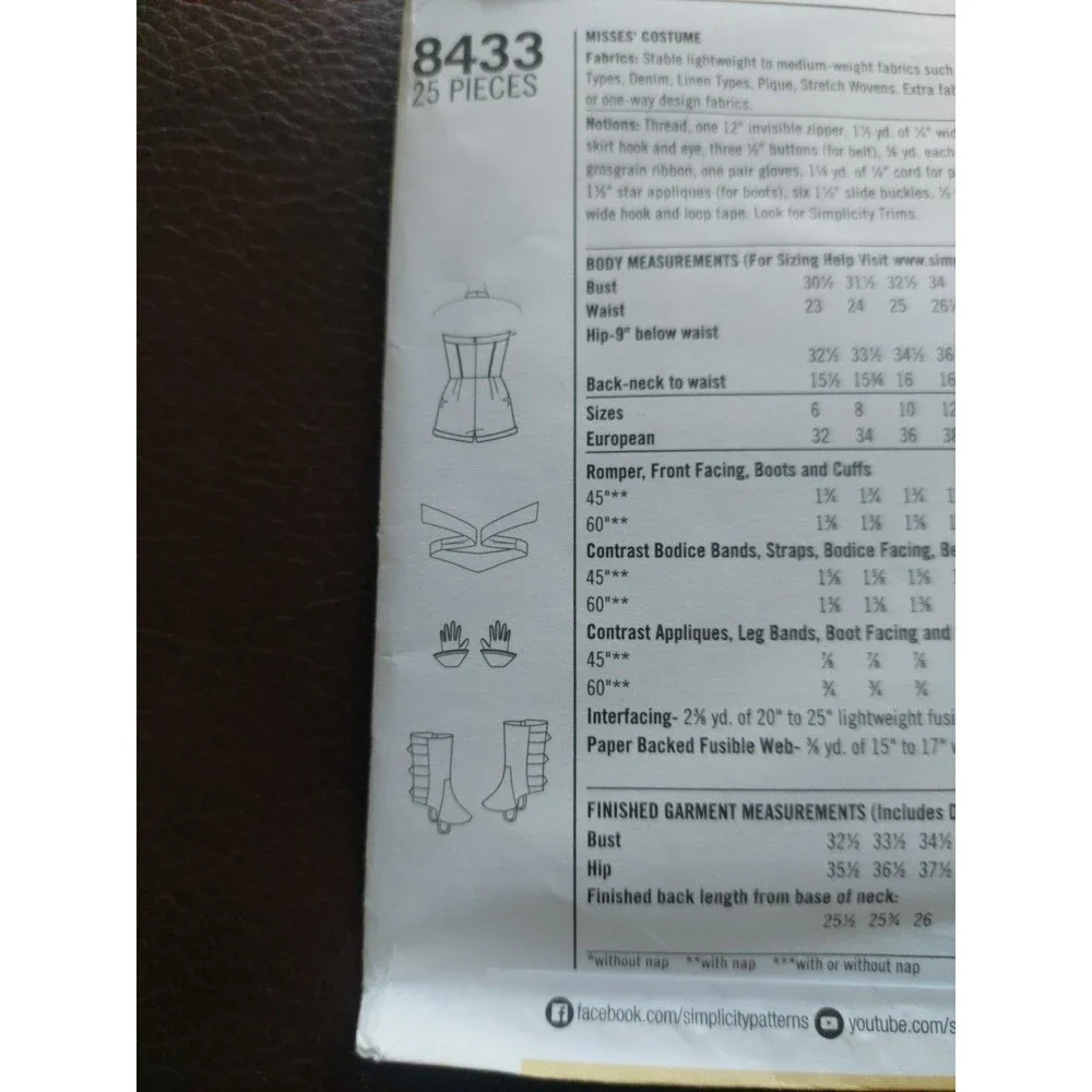 Simplicity 8433 dc