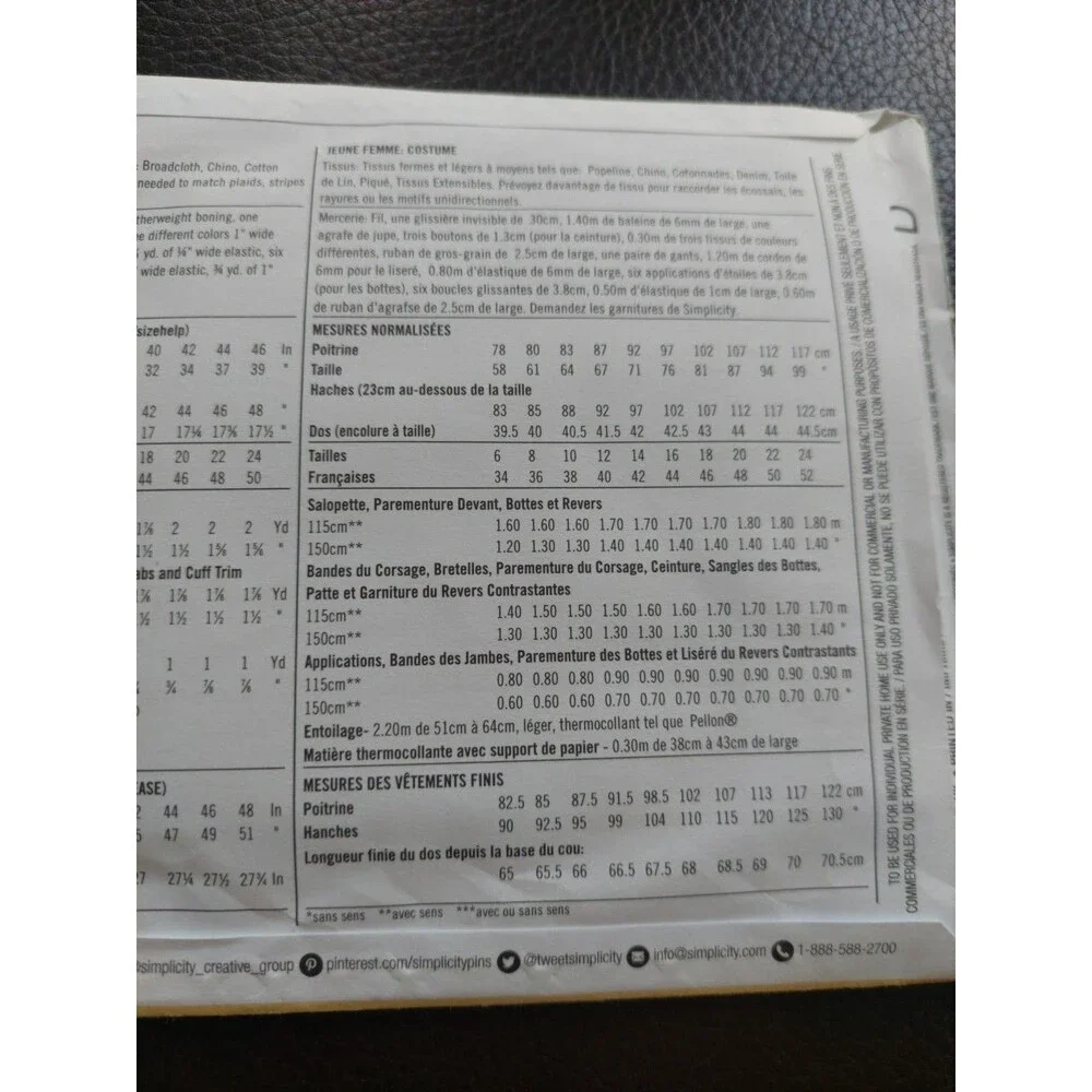 Simplicity 8433 dc