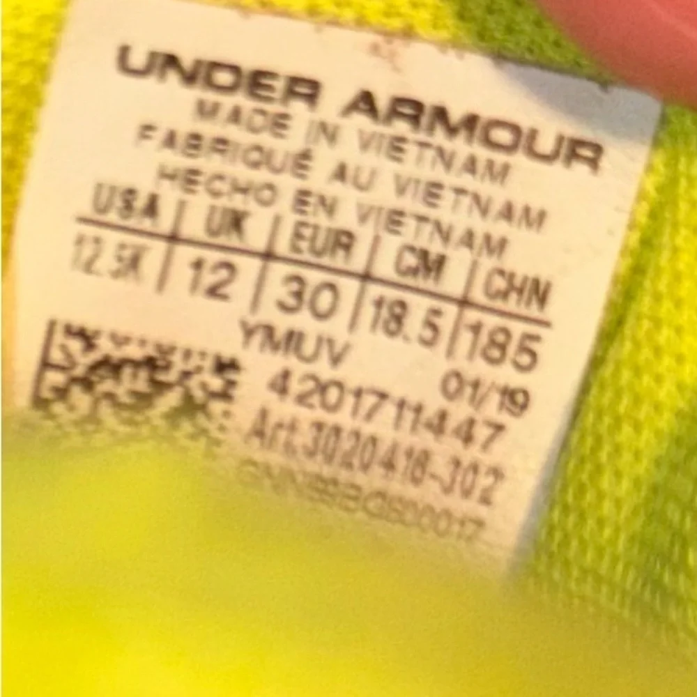Under Armour vibrant sneakers