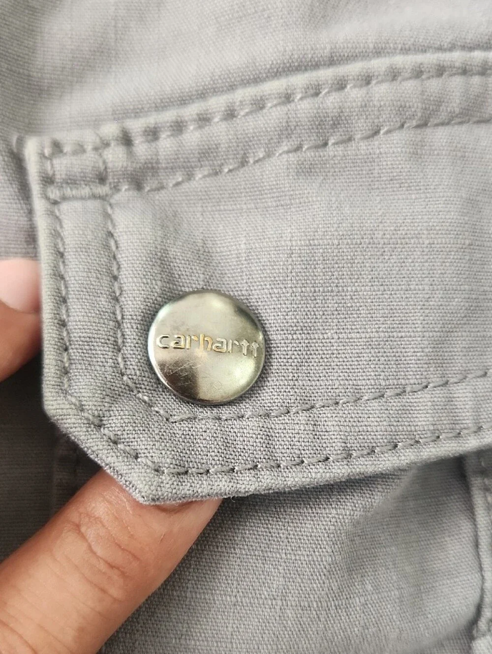 Carhartt Men's Cargo Shorts in Light Gray