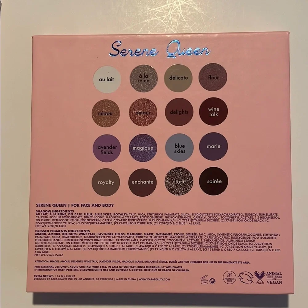 Sugar Queen Eyeshadow Palette - Vibrant Collection