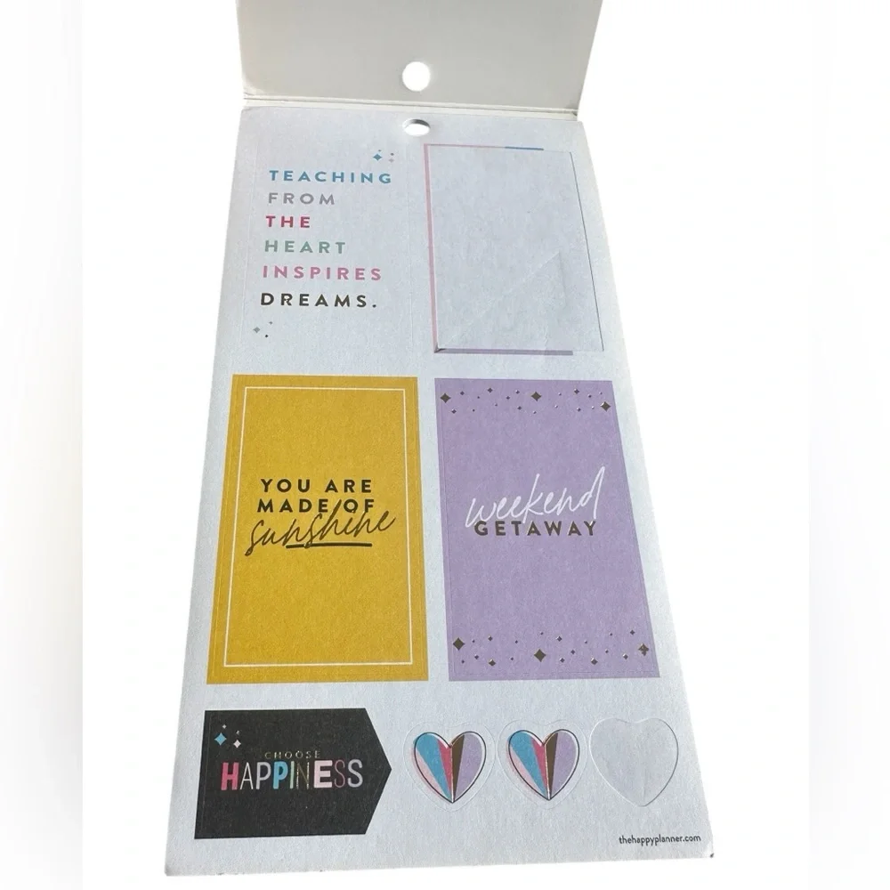 The Happy Planner Happy in Action Teacher Sticker Book