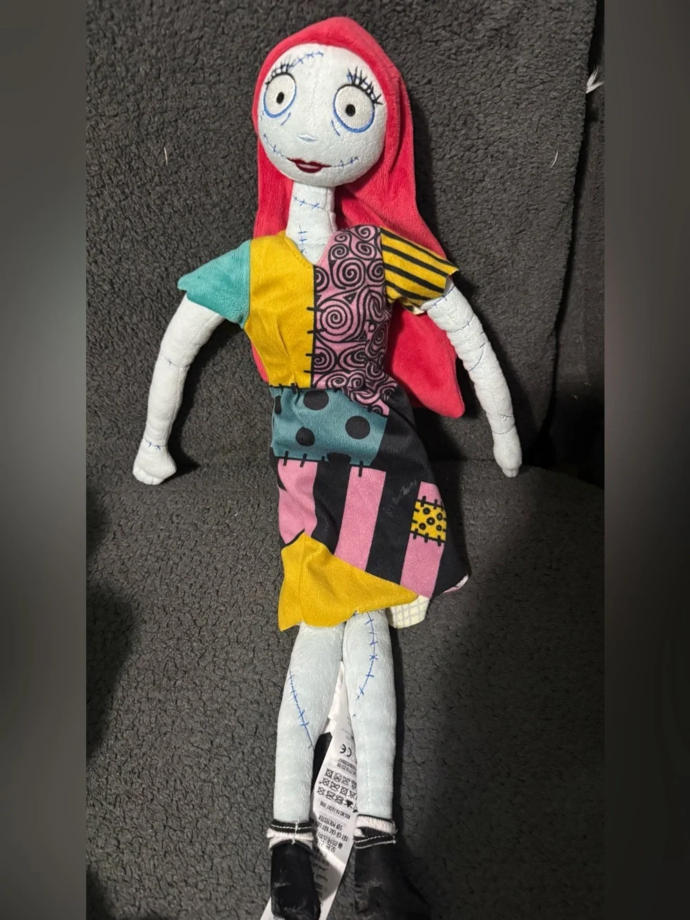 Disney Sally Patchwork Doll - Pink, Yellow, Teal, Black