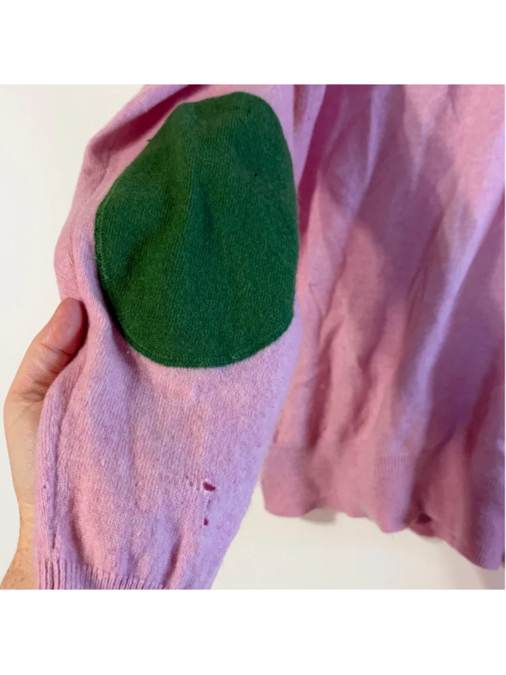 100% Cashmere Sweater Lot Of 3 Pink Cutter Fabric Approx 700g Craft Upcycle