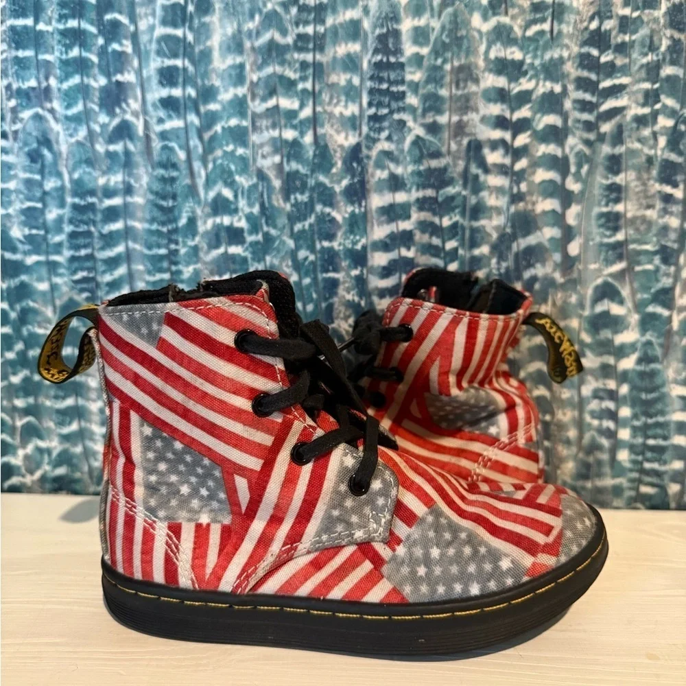Doc Marten American Flag Laney canvas converse boots
