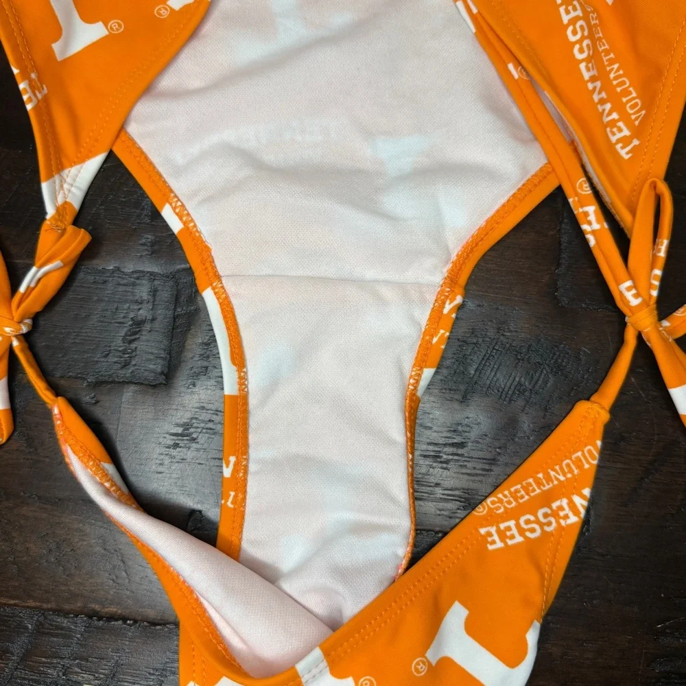 Tennessee Volunteers Orange Logo String Bikini Bottoms NEW Size Medium