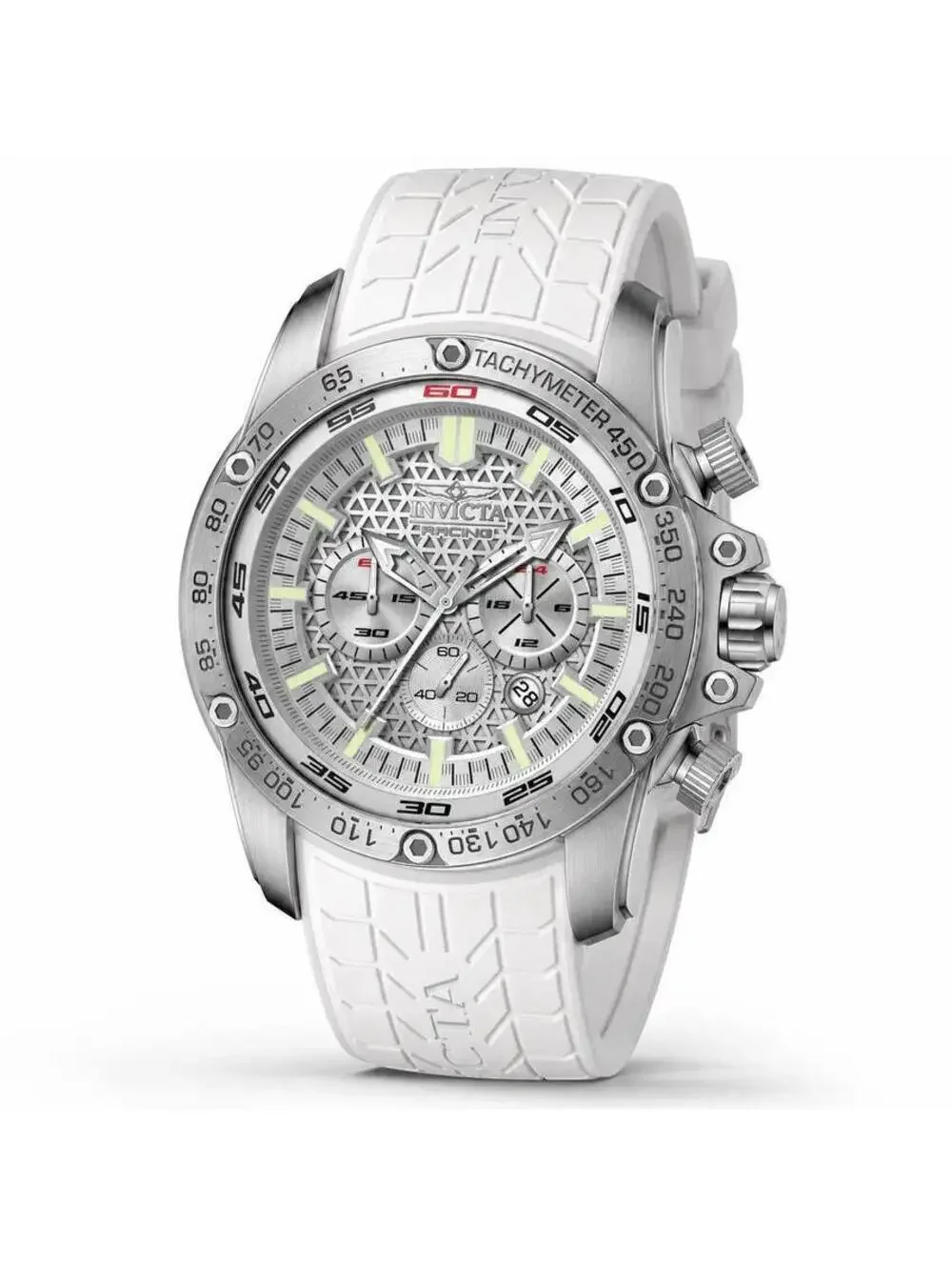 Invicta Speedway Tarmax GTR Men's Watch - 52mm. White (50311)
