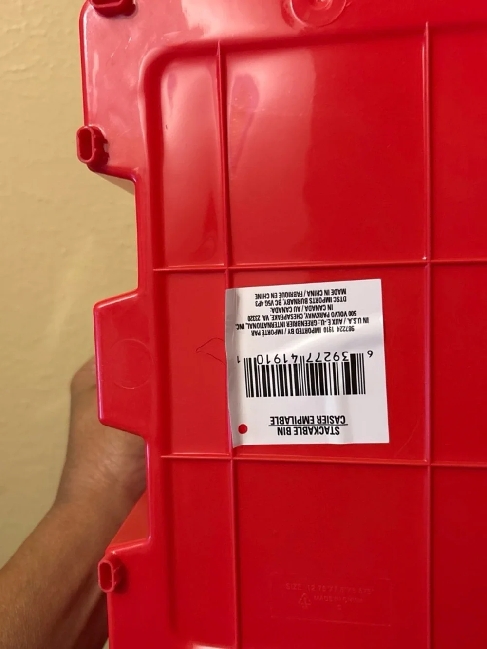Stack them Up durable red
