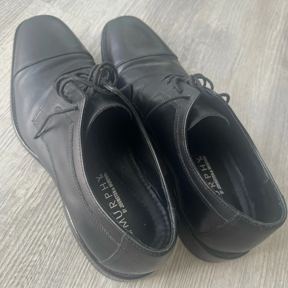 Johnston & Murphy shoes black dress