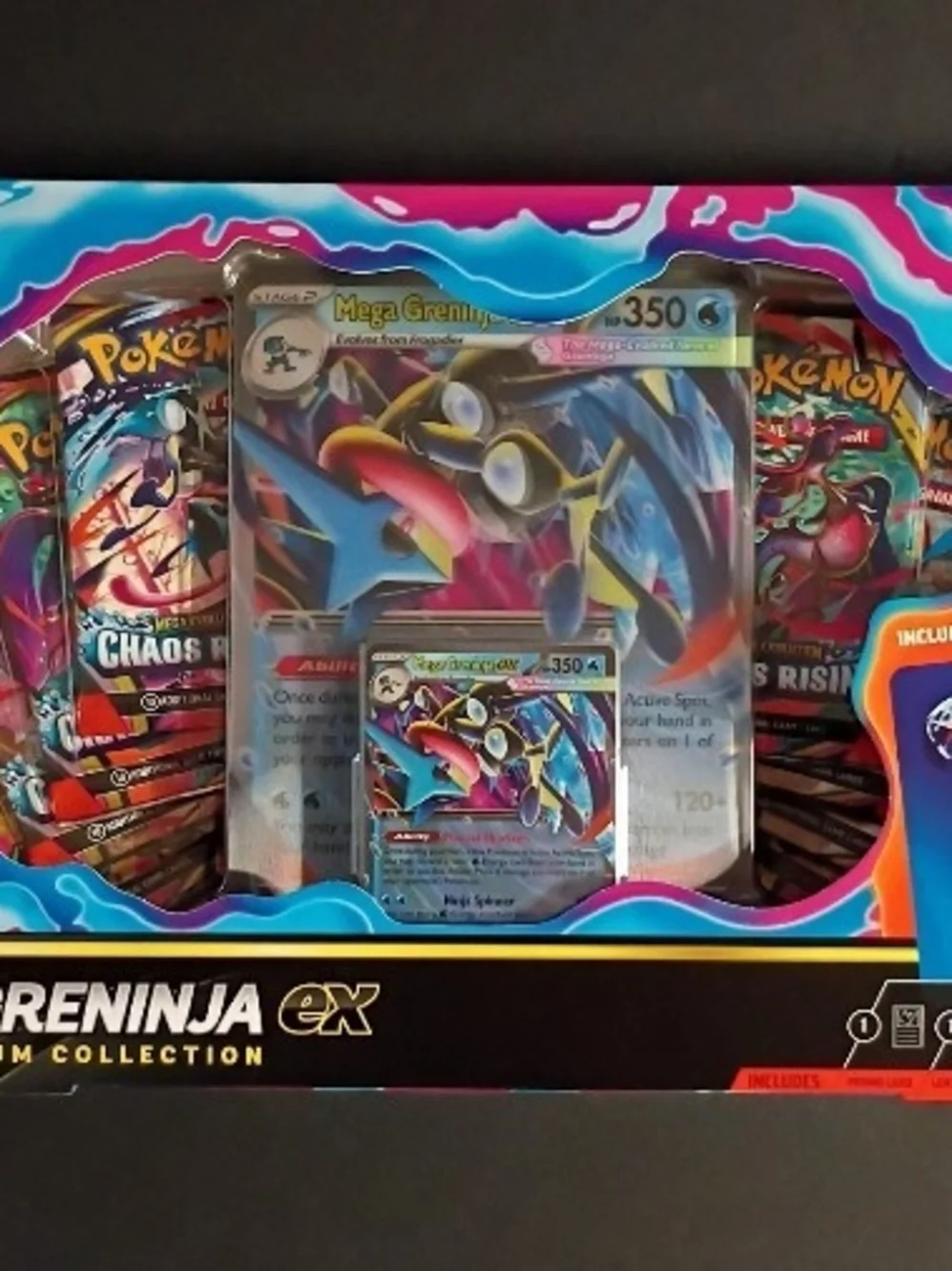 Pokémon Mega Greninja ex Premium Collection Box Factory Sealed