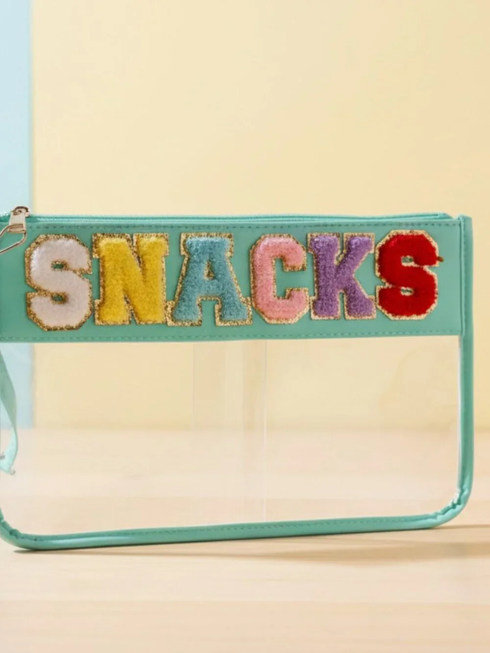 Clear Snack Bag w/wristlet