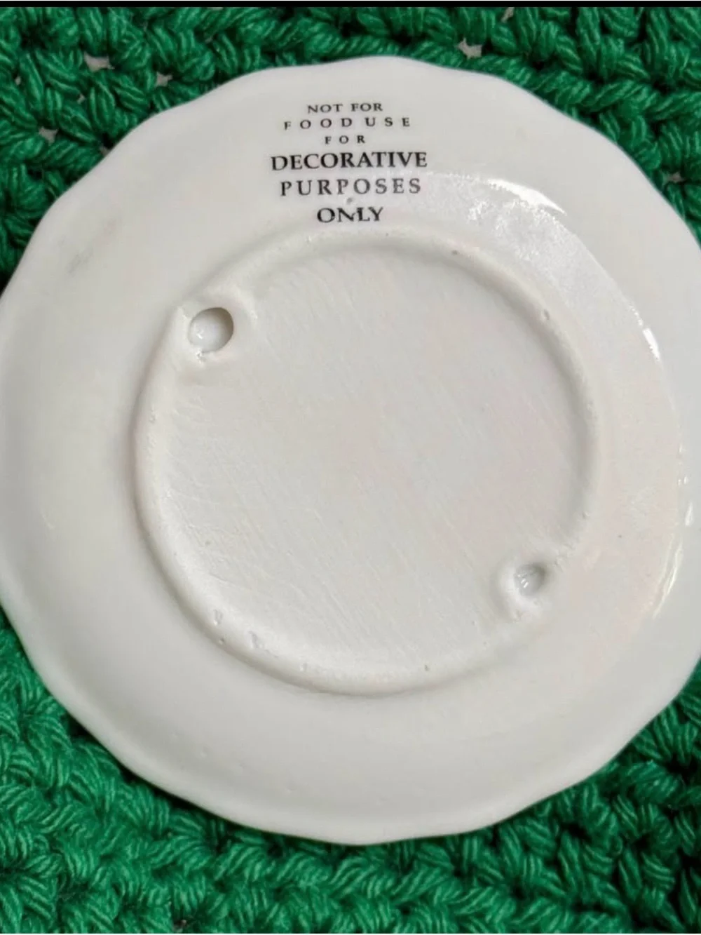 Colorado Hummingbird Decorative Plate with Floral Design