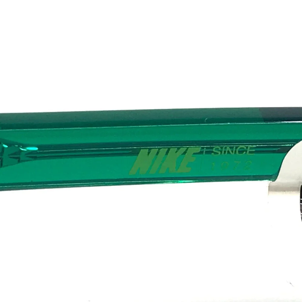 Nike Kids Eyeglasses Frames 5536 001 Black Clear Green Rectangular 46-15-125