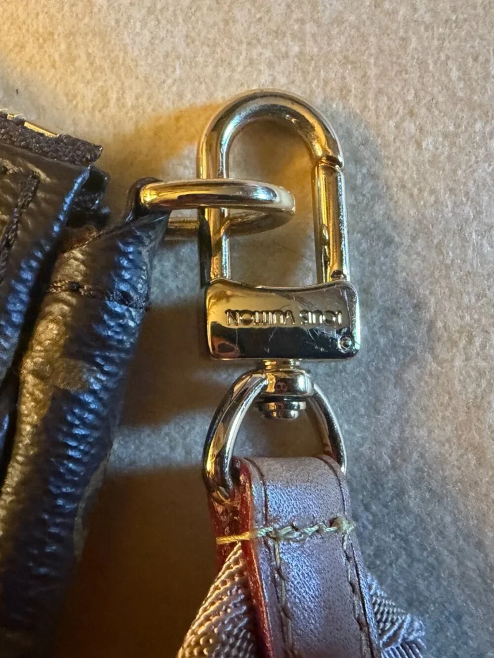 Louis Vuitton tone jacquard detachable