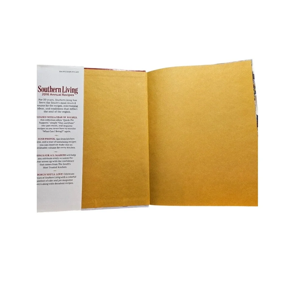 Southern Living 2016 Annual Recipes Hardcover Cookbook 50th Anniversary Edition