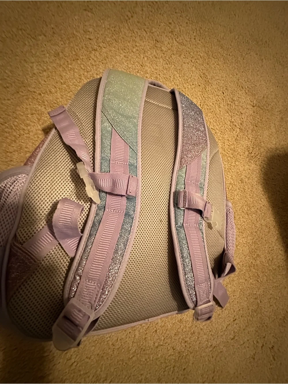 Pottery Barn Kids Glitter Purple Backpack