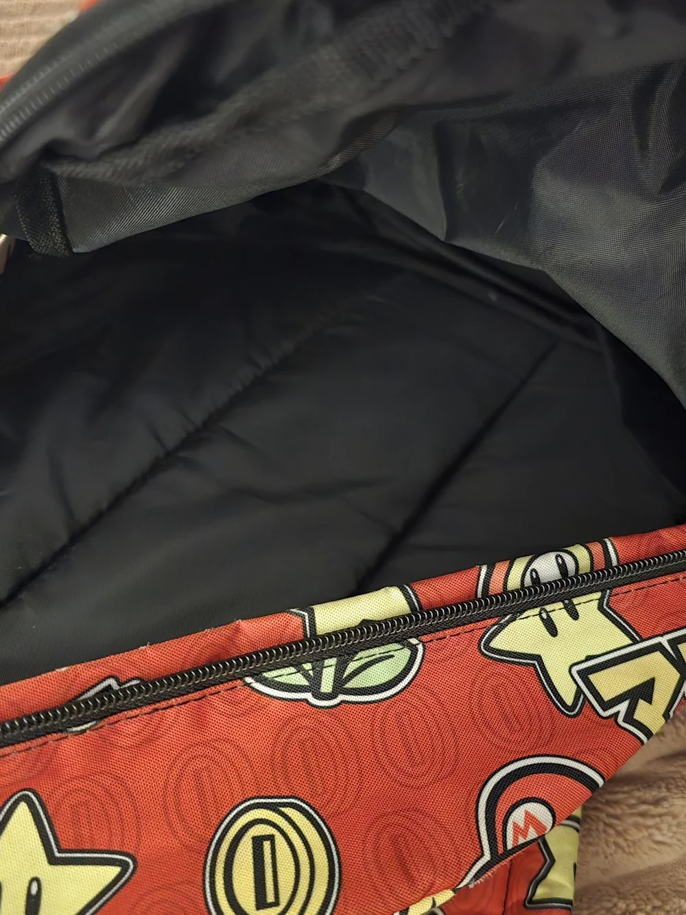 Nintendo Red Super Mario Character Print Backpack