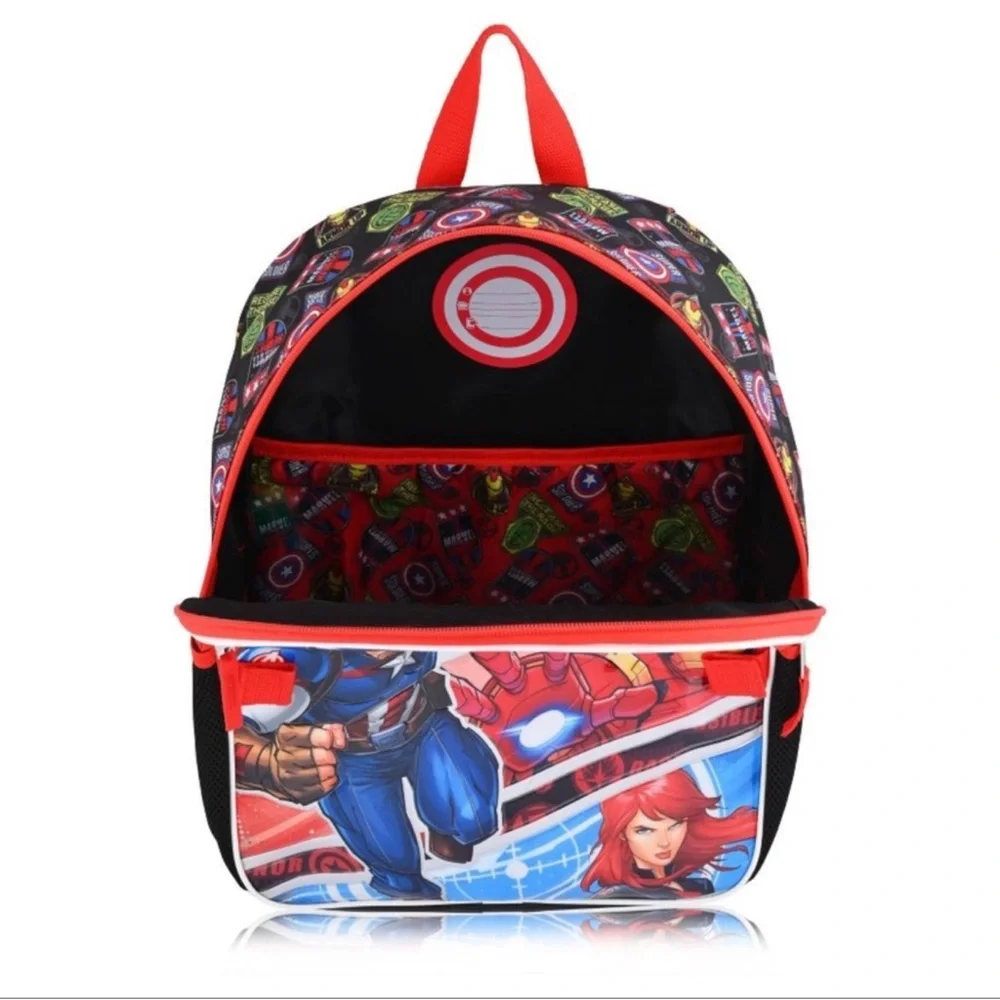 Marvel Avengers 5-Piece Backpack & Lunch Bag Set, New!