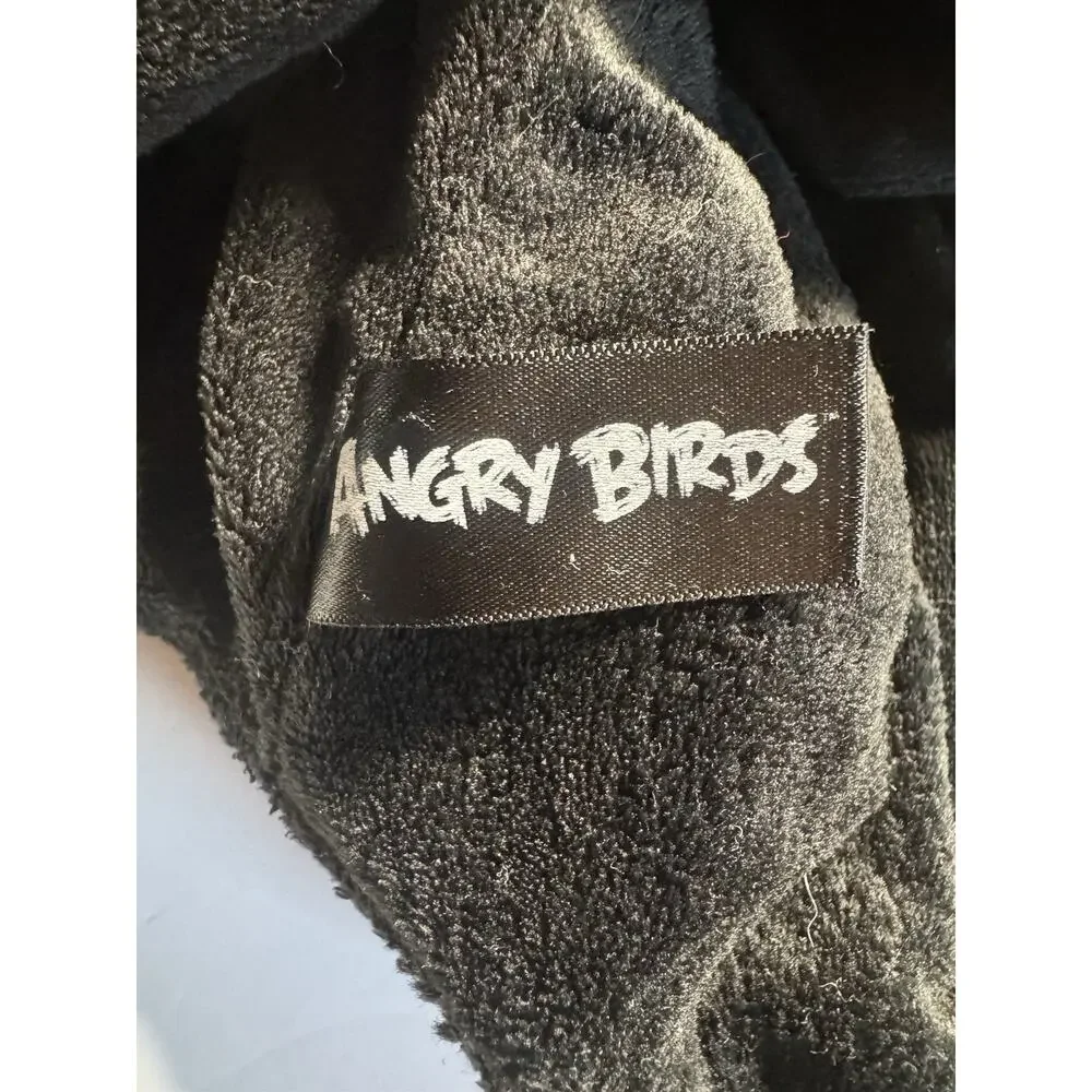 Angry Birds Winter Hat Lot Red Bird & Black Bird Fleece Earflap Beanie One Size