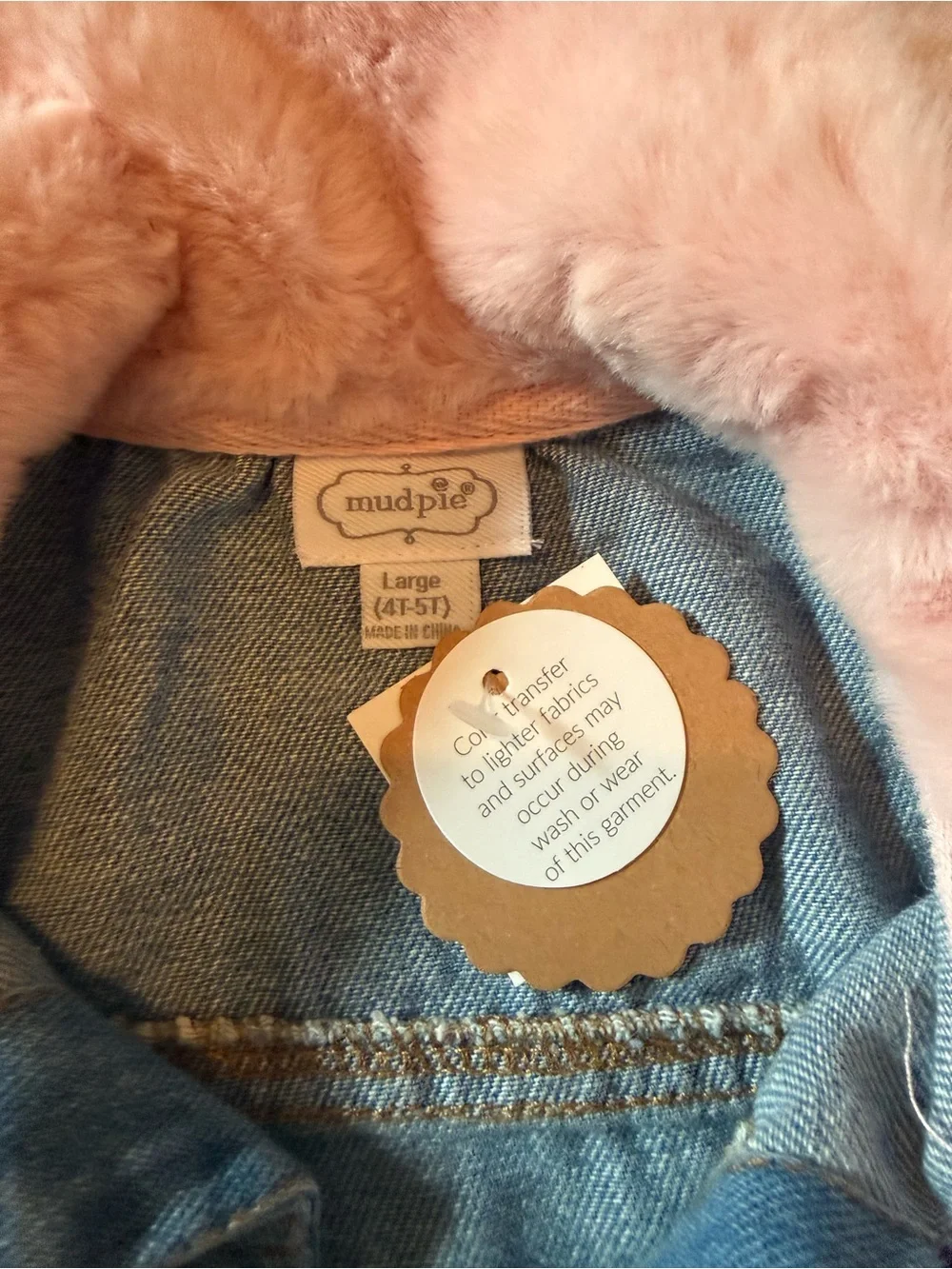 Mud Pie blue denim