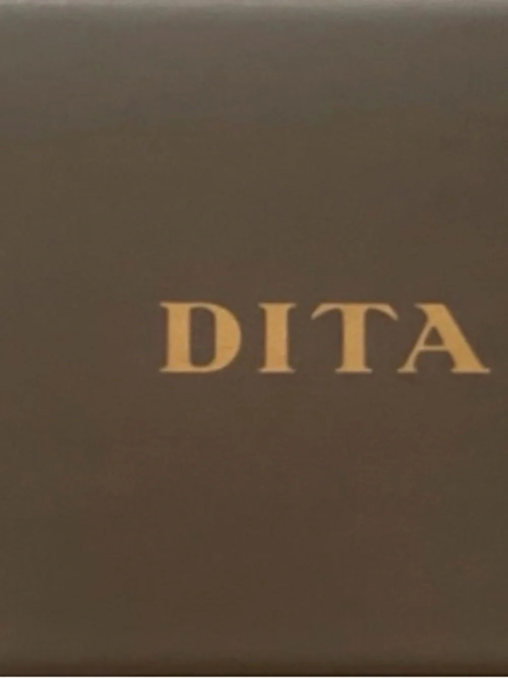 DITA Black Tortoise Frame Sunglasses with Green Lenses