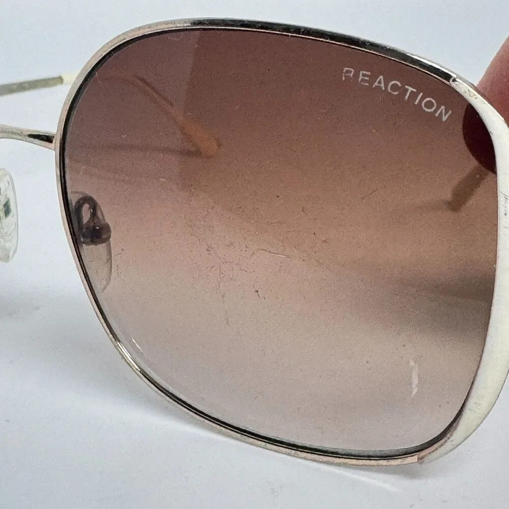 Kenneth Cole Reaction Unisex Sunglasses Gradient Lens Gold‎ KC1389 32F H15722