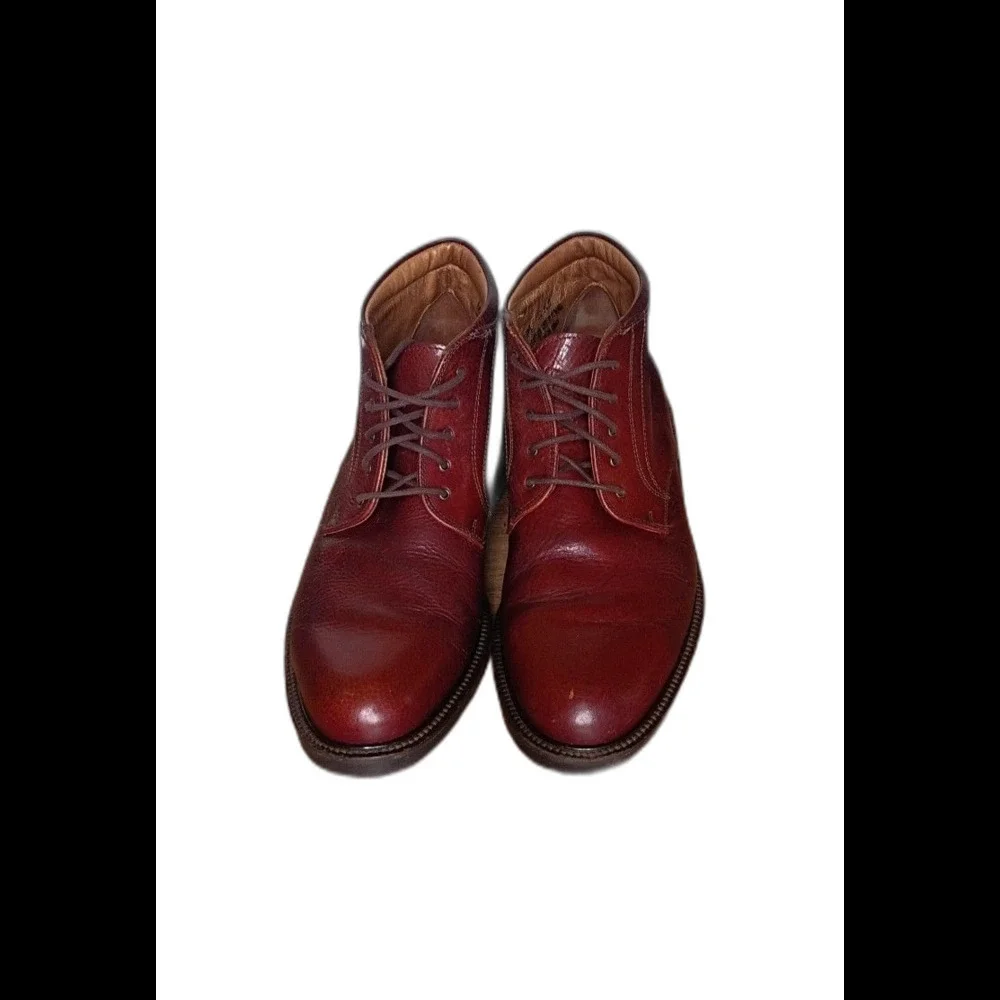 Johnston & Murphy Passport Burgundy Leather Chukka Boots Men's 11
