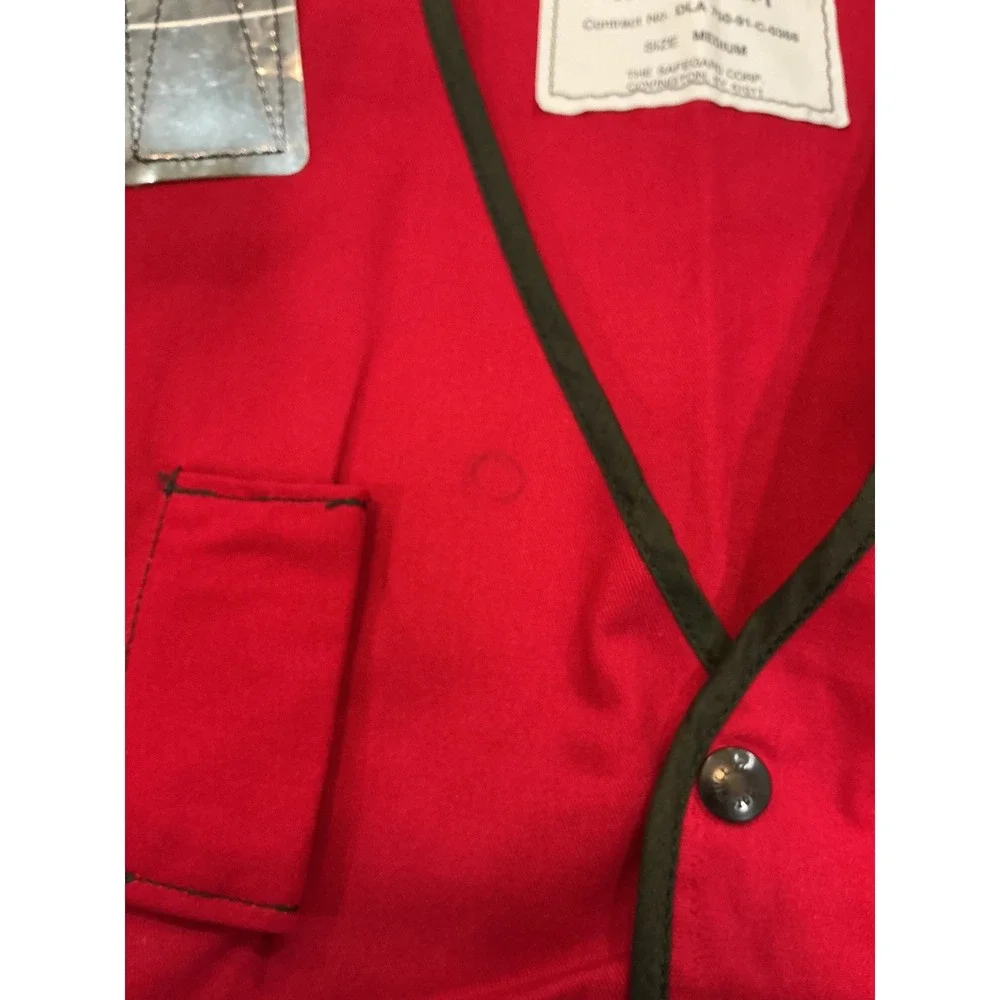 1991 VTG Safegard Corp Life Preserver Vest Mens M Red Collectible Rare