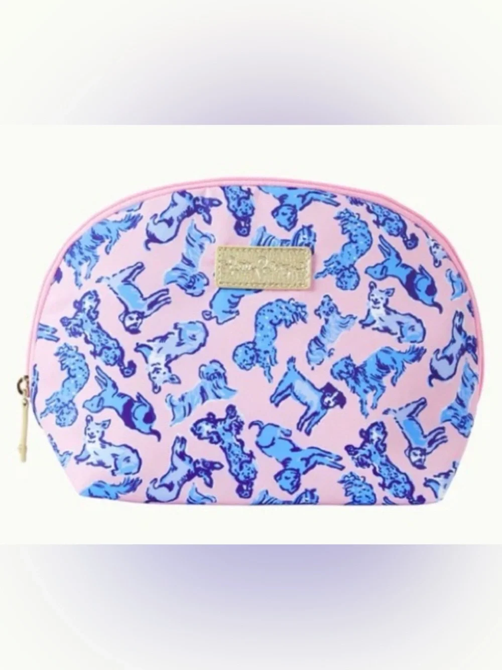 Lilly Pulitzer Eisley Pouch Ruff night NWT HTF dog theme