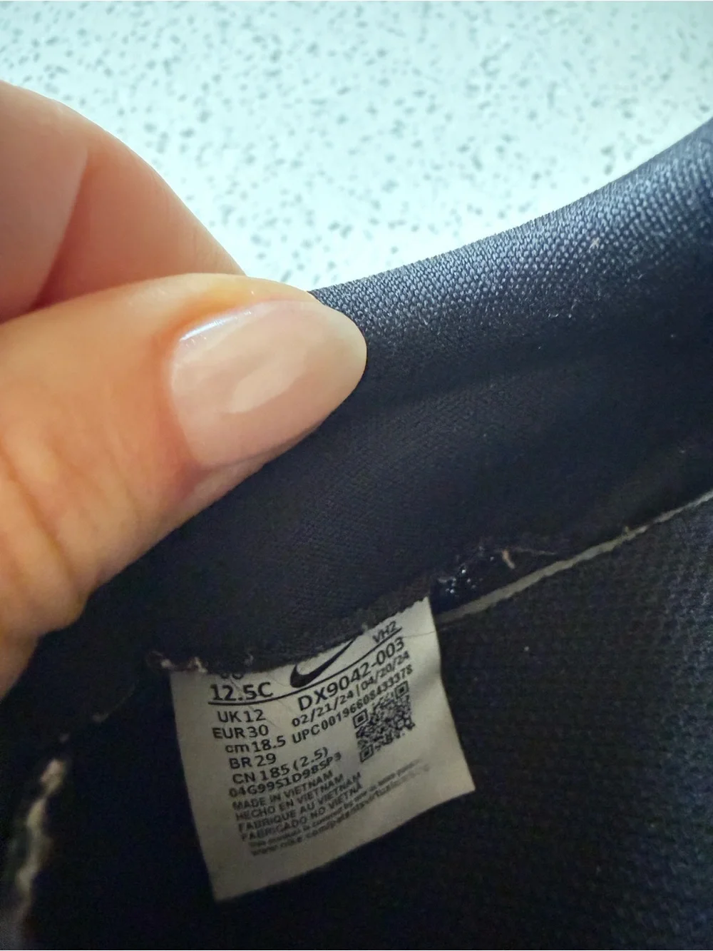 Nike kids shoe