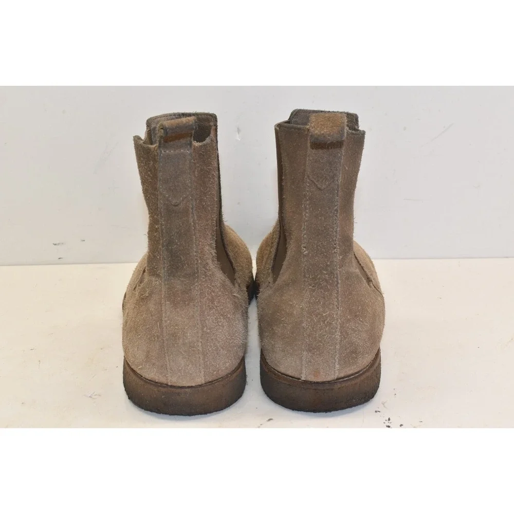 AllSaints Mens Harley Chelsea Boots 11.5 EU 44‎ Brown Suede Luxury Preppy Hype