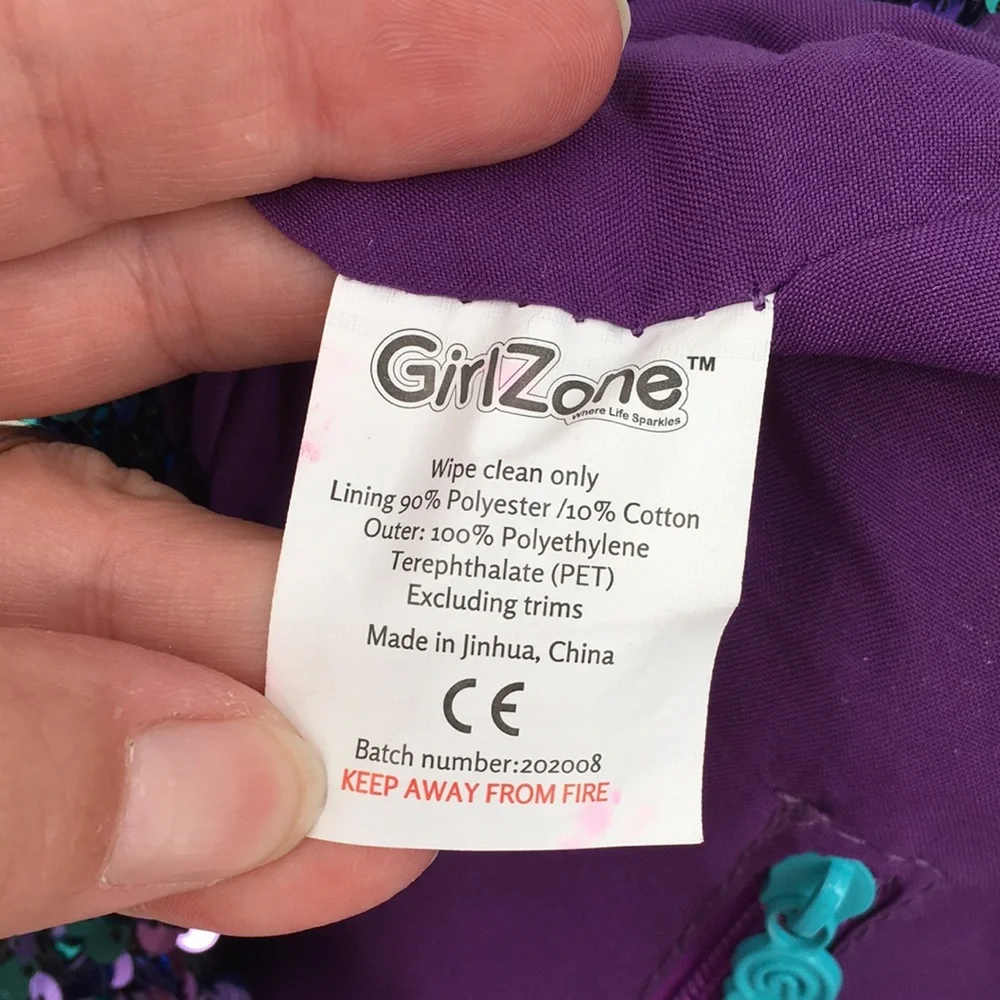 girlzone beachy sparkling metallic